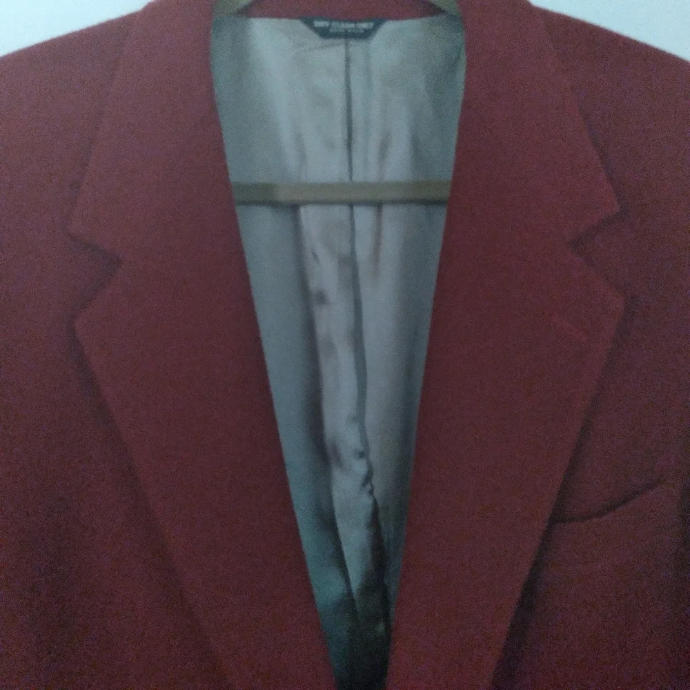 Bill‎ Blass Classic Camel Hair Rust Men's Fall Winter Vintage Blazer